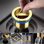 Niki | Anti-Odor Drainage Core made of Brass – Reliably Stops Drain & Pipe Odors