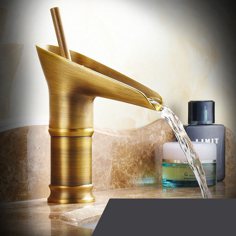 Niki | Antique Waterfall Bathroom Faucet