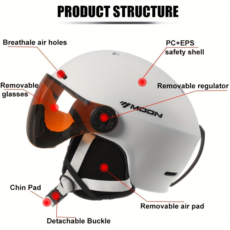 Niki | Autumn Quality Ski Helmet with Removable Parts – Safe and Comfortable for Outdoor Activities
