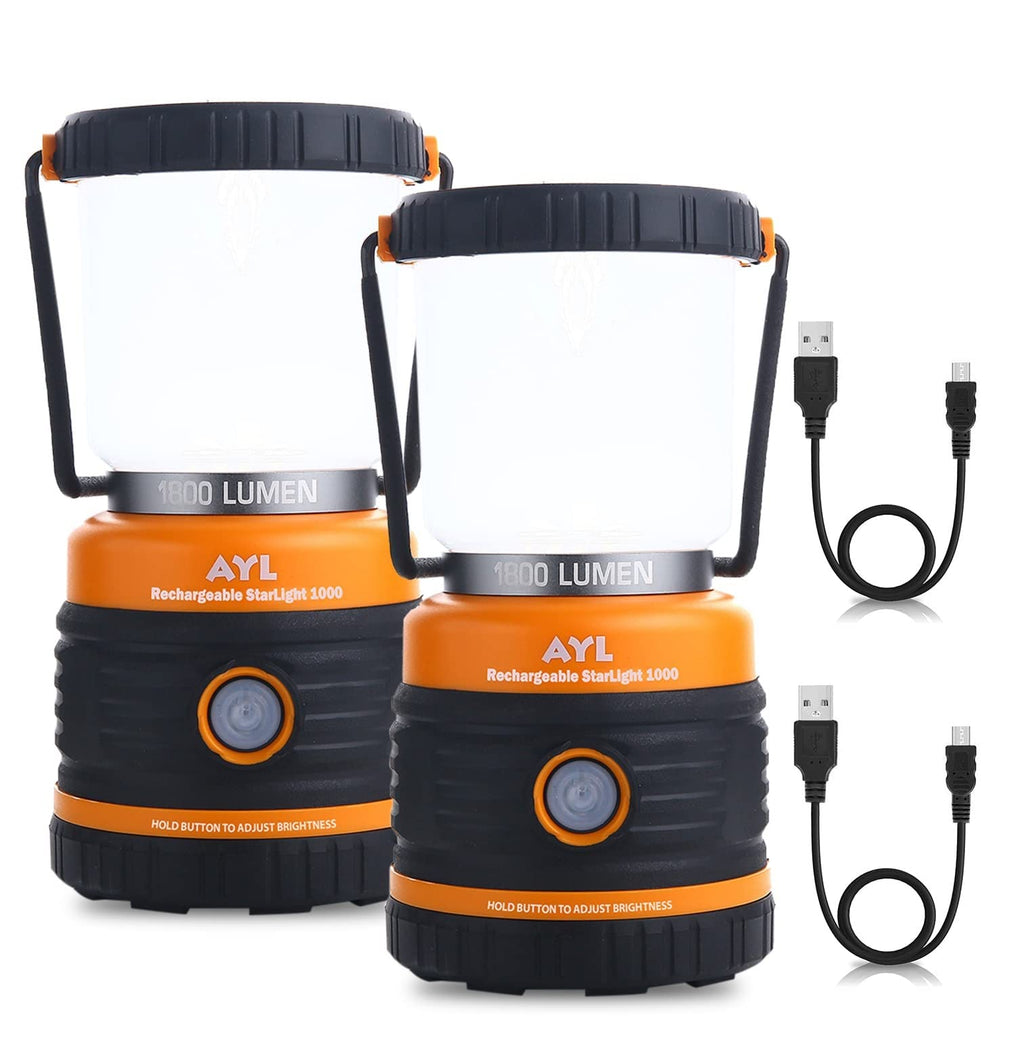 Niki | Ayl LED Camping Lamp 1800Lm, Rechargeable, 4 Light Modes, Waterproof, 4400Mah Power Bank -