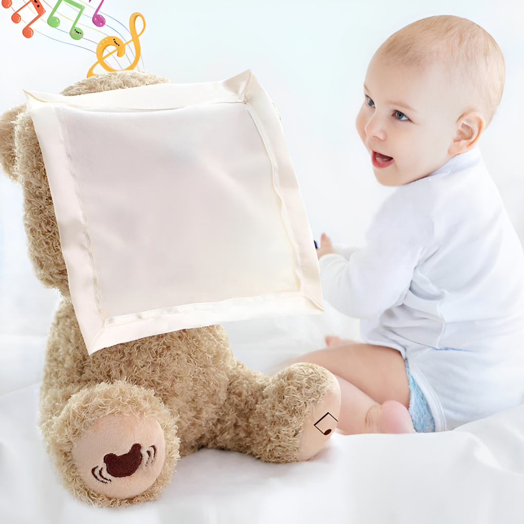 Niki | Baby Interactive Peek-A-Boo Teddy Bear Toy