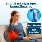Niki | Back Pain Massagers with Heat & Vibration, Back Support for Sciatica Relief, Lumbar Pain & Posture Correction – 3-in-1 Home Therapy