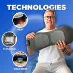 Niki | Back Pain Massagers with Heat & Vibration, Back Support for Sciatica Relief, Lumbar Pain & Posture Correction – 3-in-1 Home Therapy