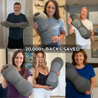 Niki | Back Pain Massagers with Heat & Vibration, Back Support for Sciatica Relief, Lumbar Pain & Posture Correction – 3-in-1 Home Therapy