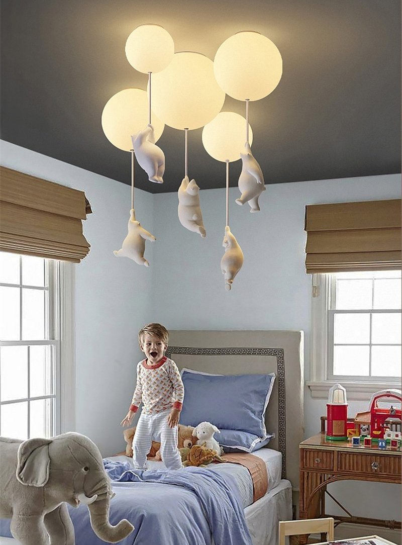 Niki | Balloon Bear Ceiling Light | Playful Bear Design