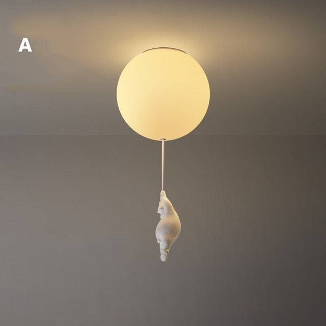 Niki | Balloon Bear Ceiling Light | Playful Bear Design