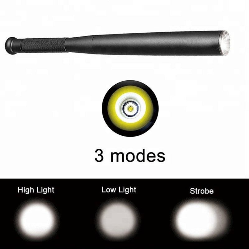 Niki | LED Bat Torch | 3 Light Modes, Aluminum | For Emergencies