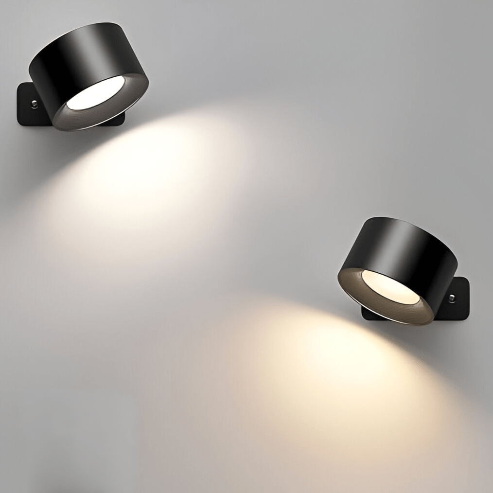 Niki | Battery-Powered Wall Lamp | Rechargeable, 360° Adjustable and Wireless for Bedrooms, Hallways, and Reading Nooks