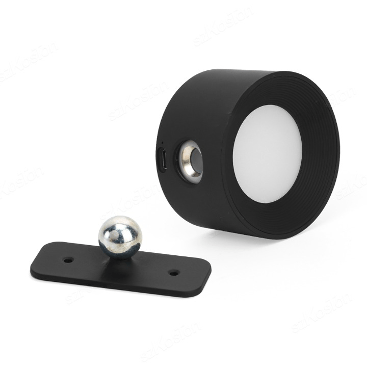 Niki | Battery-Powered Wall Lamp | Rechargeable, 360° Adjustable and Wireless for Bedrooms, Hallways, and Reading Nooks