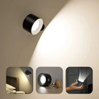 Niki | Battery-Powered Wall Lamp | Rechargeable, 360° Adjustable and Wireless for Bedrooms, Hallways, and Reading Nooks