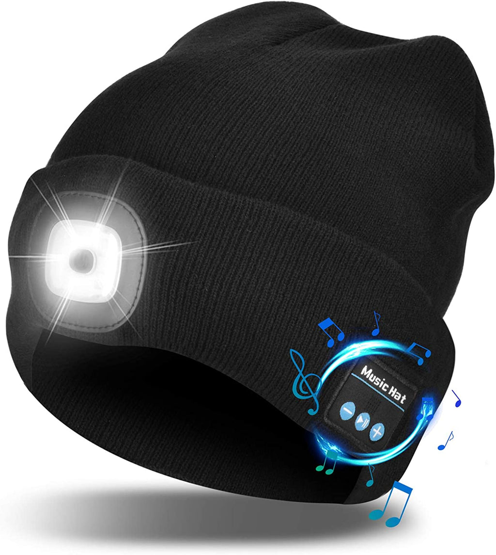 Niki | Illuminated Beanie with Bluetooth Headphones