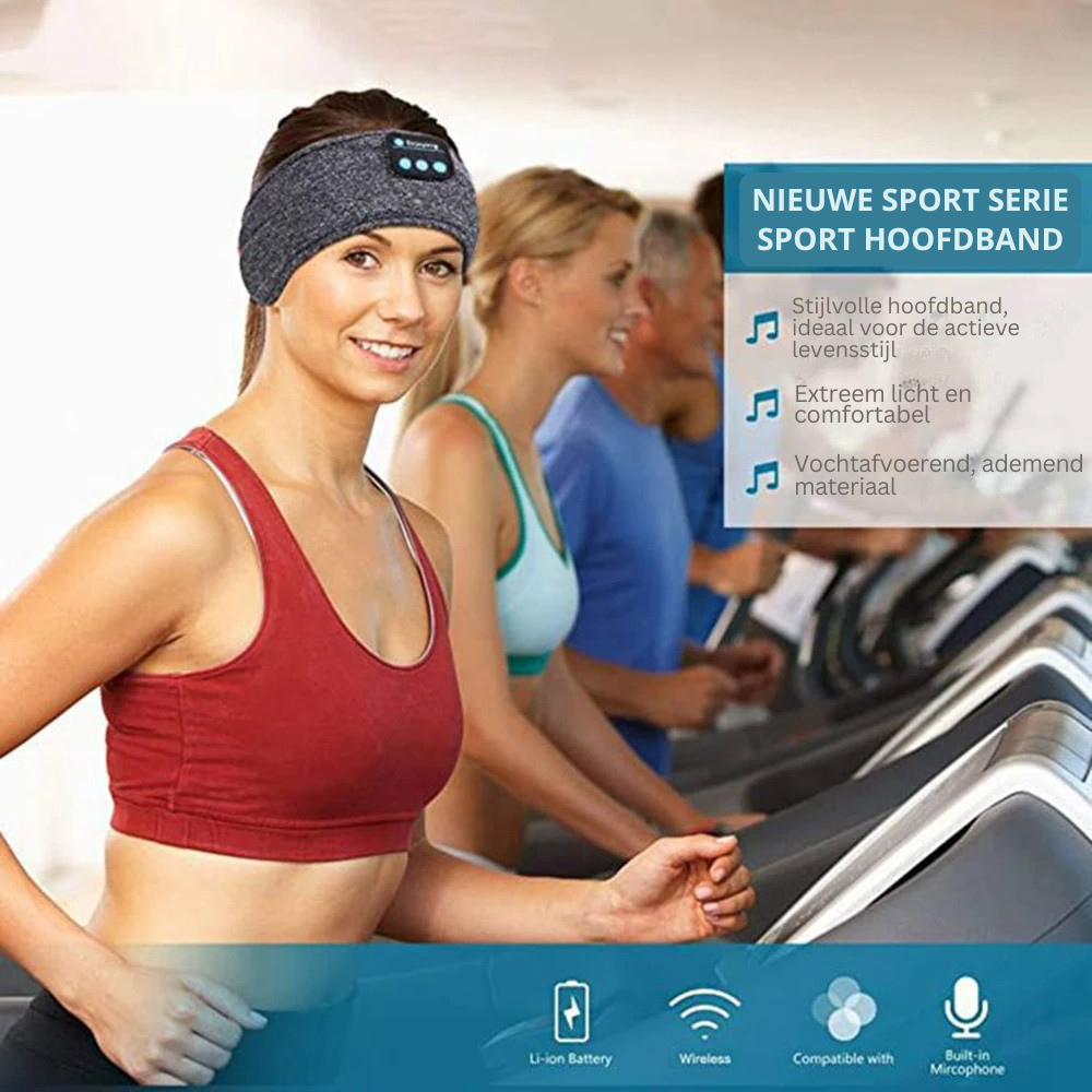 Niki | Bluetooth Headband Sleep Mask with Integrated Headphones