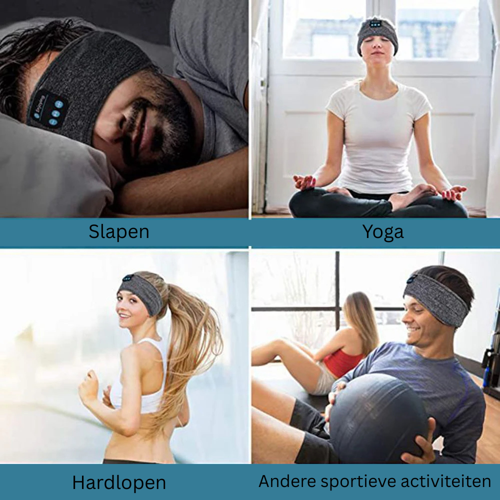 Niki | Bluetooth Headband Sleep Mask with Integrated Headphones