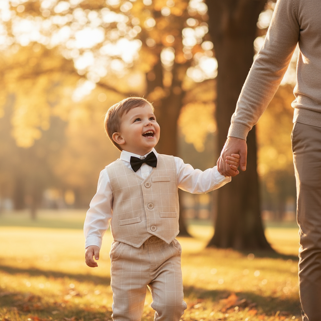 Niki | Boys' Formal Cotton Outfit Set for Toddlers and Kids