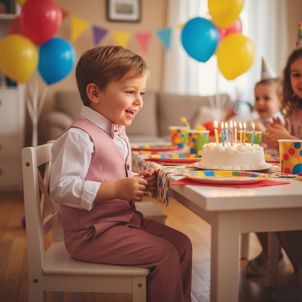 Niki | Boys' Formal Cotton Outfit Set for Toddlers and Kids