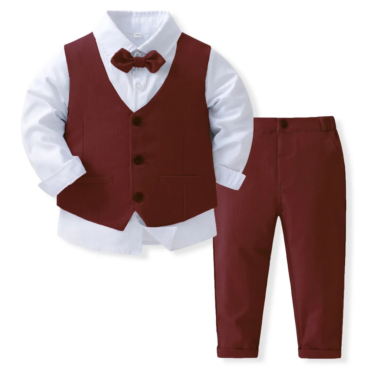 Niki | Boys' Formal Cotton Outfit Set for Toddlers and Kids