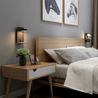 Niki | BrightSpot Night Lamp with Charger – 330° Rotation LED Desk Light with USB Charging Dock