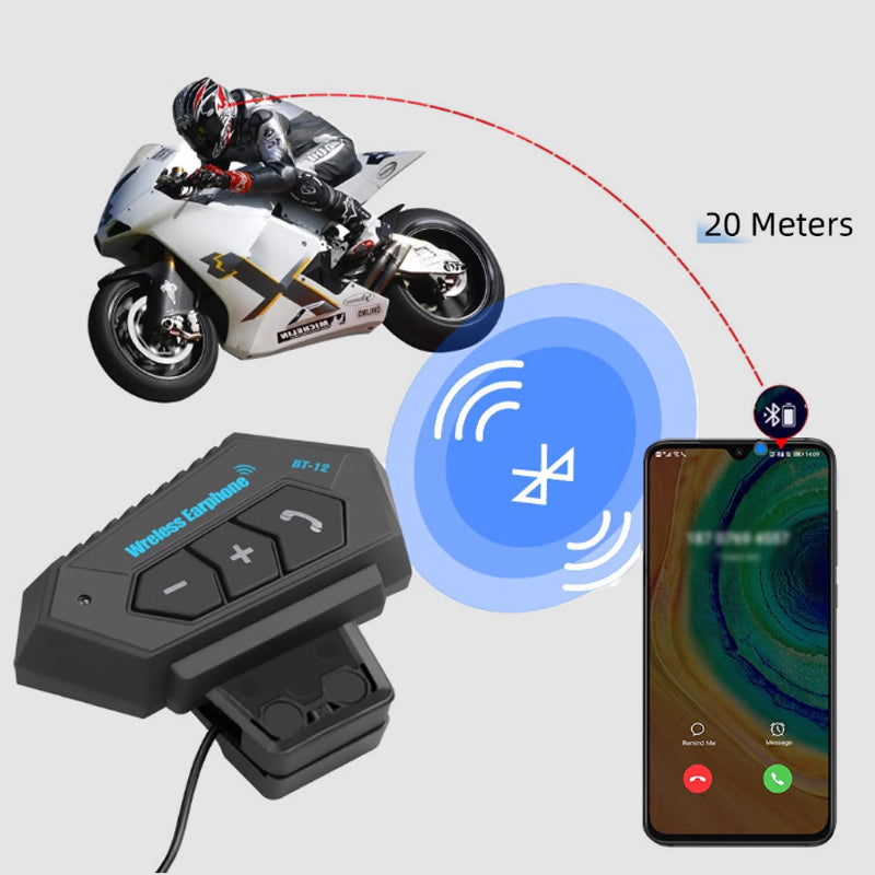 Niki | BT12 Motorcycle Helmet Bluetooth Headset