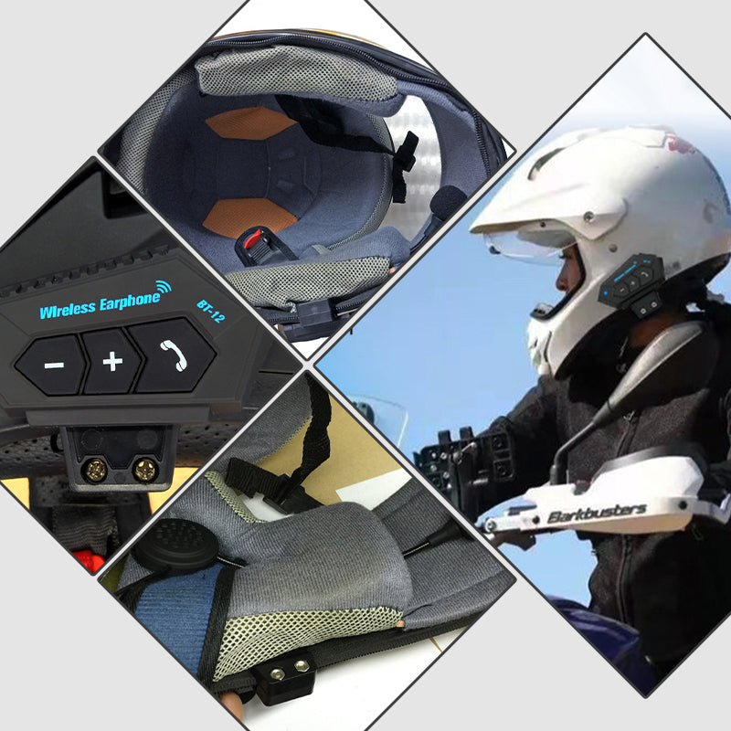 Niki | BT12 Motorcycle Helmet Bluetooth Headset