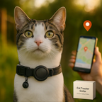 Niki | Cat GPS Tracking Collar | Quick Release Lock, Reflective Design & Durable for Outdoor Safety Adventures