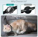 Niki | Cat GPS Tracking Collar | Quick Release Lock, Reflective Design & Durable for Outdoor Safety Adventures