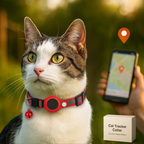 Niki | Cat GPS Tracking Collar | Quick Release Lock, Reflective Design & Durable for Outdoor Safety Adventures