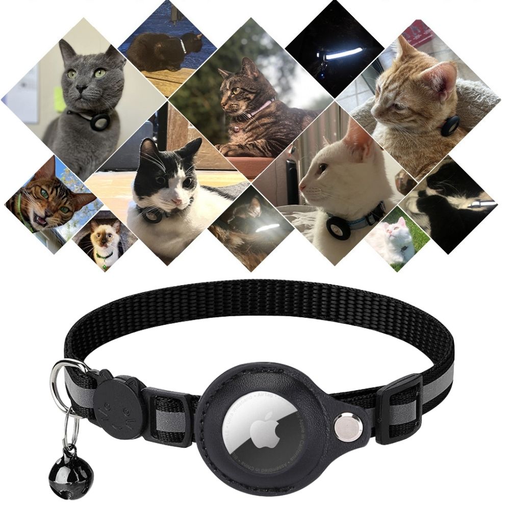Niki | Cat GPS Tracking Collar | Quick Release Lock, Reflective Design & Durable for Outdoor Safety Adventures