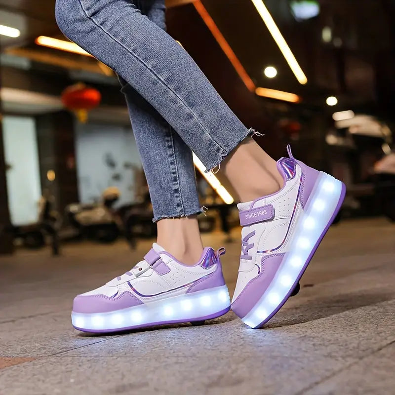 Women's Illuminated Rolling Sneakers