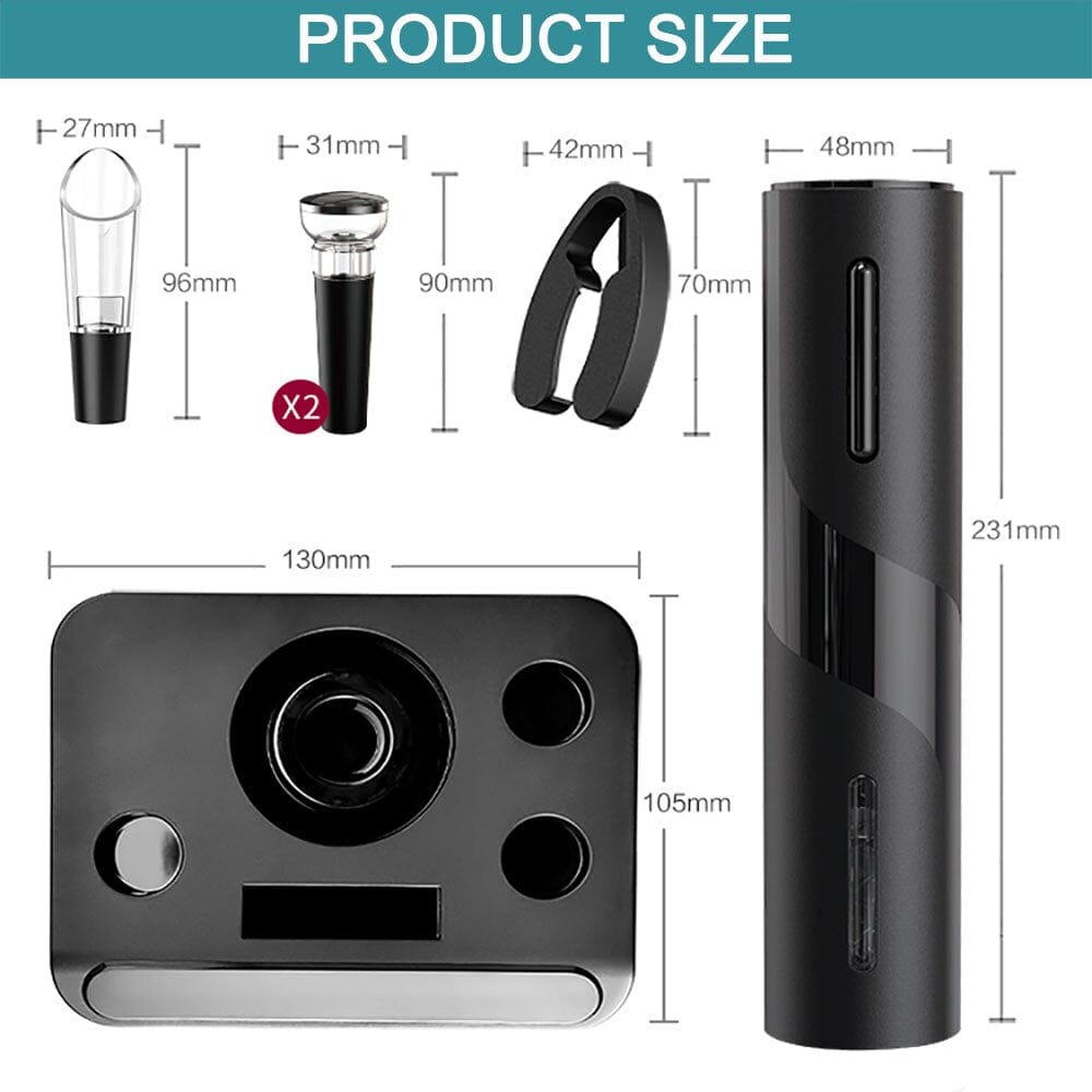Niki |-Click Automatic Wine Opener with Foil Cutter