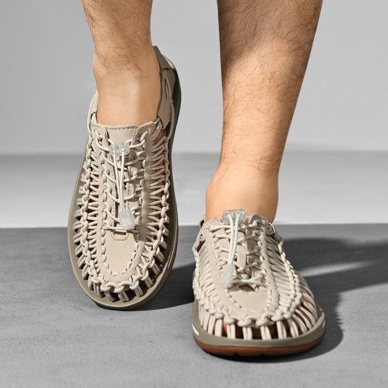 Comfortable Woven Strap Sandals