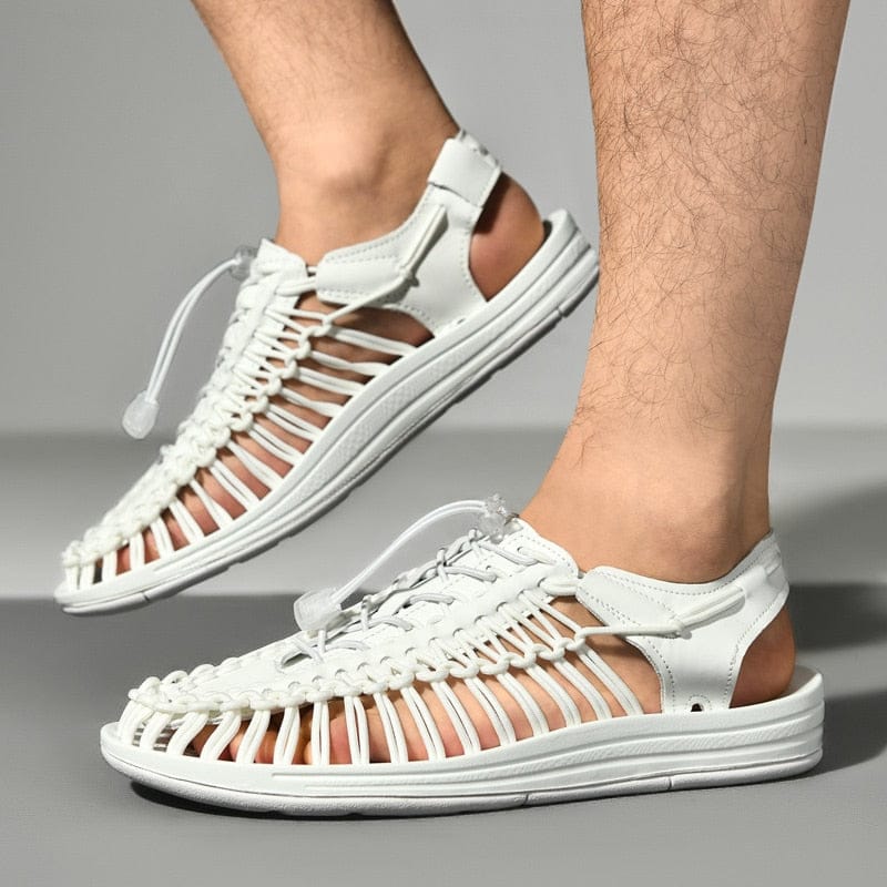 Comfortable Woven Strap Sandals