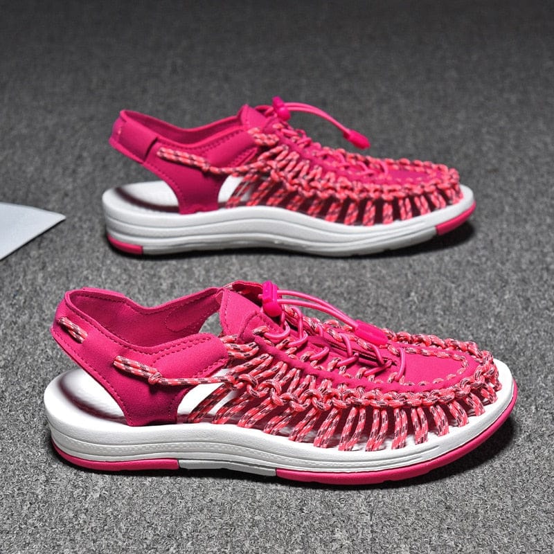 Comfortable Woven Strap Sandals