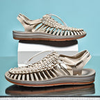 Comfortable Woven Strap Sandals