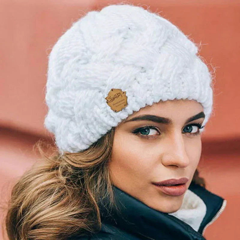 Niki | Comfortable Knitted Beanie – Soft Wool Blend Winter Hat