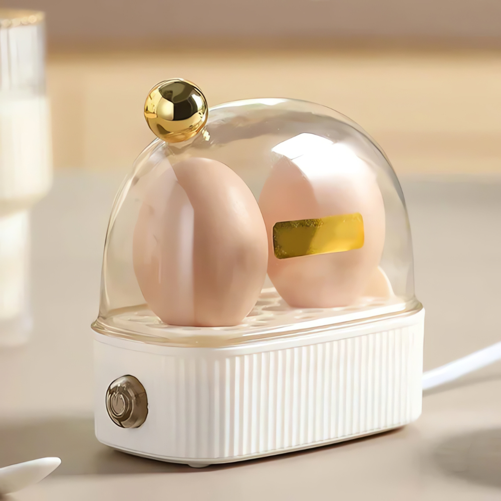 Niki | Compact Electric Egg Cooker with Dome Lid