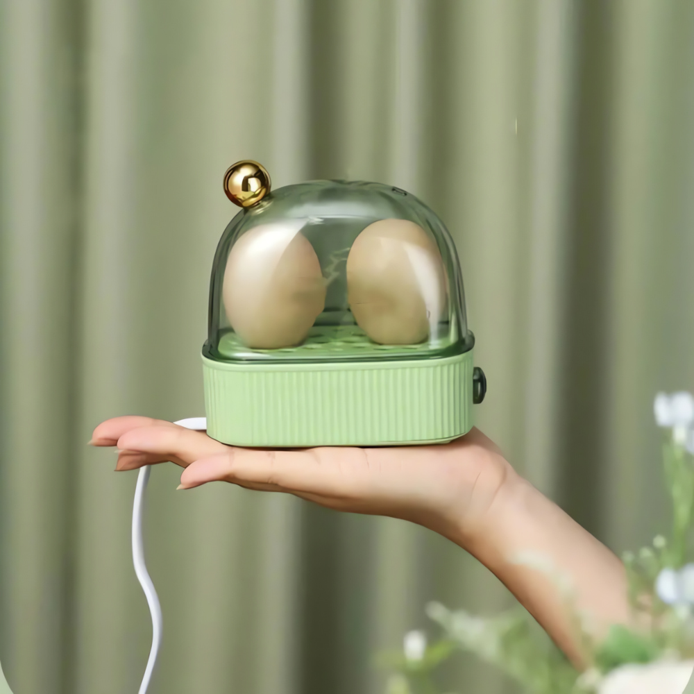 Niki | Compact Electric Egg Cooker with Dome Lid