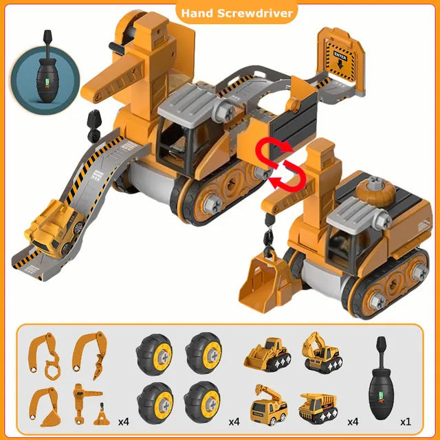Niki | Constructo Build and Play Vehicle Set – Educational Toy for Children (120+ Pieces)