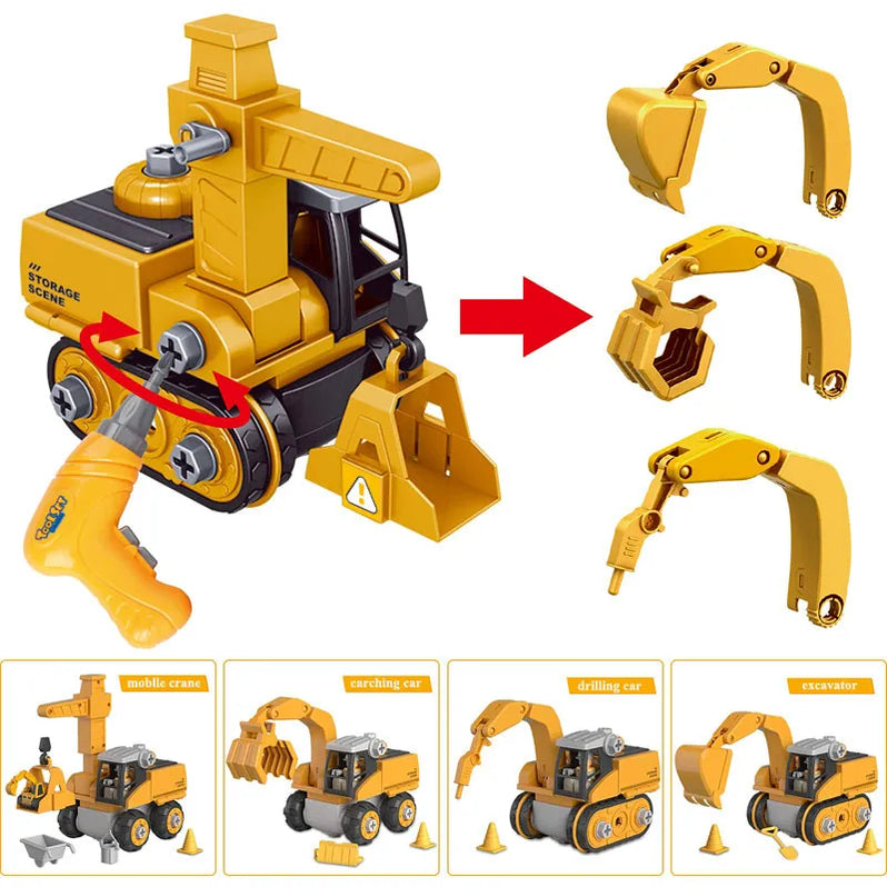 Niki | Constructo Build and Play Vehicle Set – Educational Toy for Children (120+ Pieces)
