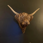 Niki | Cow Wall Sculpture – Bowie