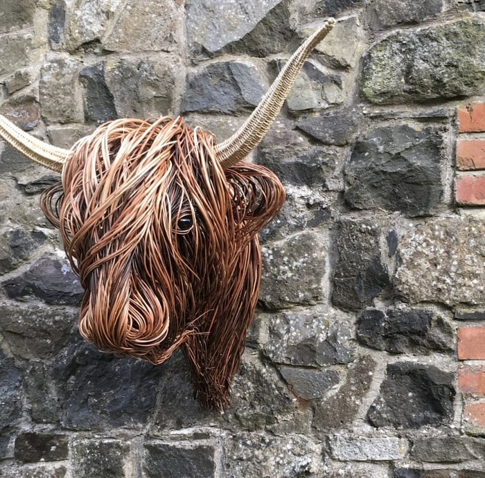 Niki | Cow Wall Sculpture – Bowie