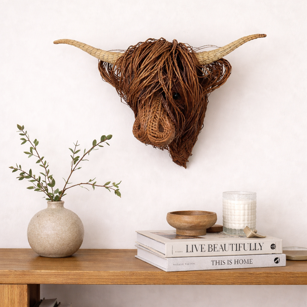 Niki | Cow Wall Sculpture – Bowie