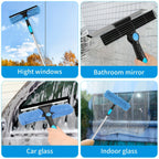 Niki | Crystal Clear Window Cleaner – Professional 2-in-1 Telescopic Window and Glass Cleaning System