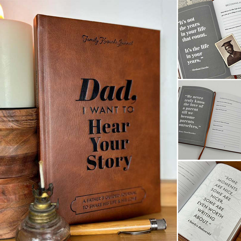 Niki | Dad's Story Book | Guided Journal | 250+ Prompts