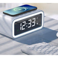 Niki | LED Alarm Clock with Built-in Wireless Charger