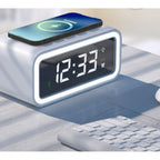 Niki | LED Alarm Clock with Built-in Wireless Charger