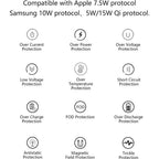 Niki | LED Alarm Clock with Built-in Wireless Charger