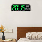 Niki | Digital Wall Clock with Temperature, Date & Alarm