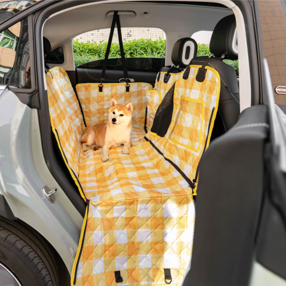 Niki | Dog Car Seat Cover Waterproof Quilted Bench Seat Protector