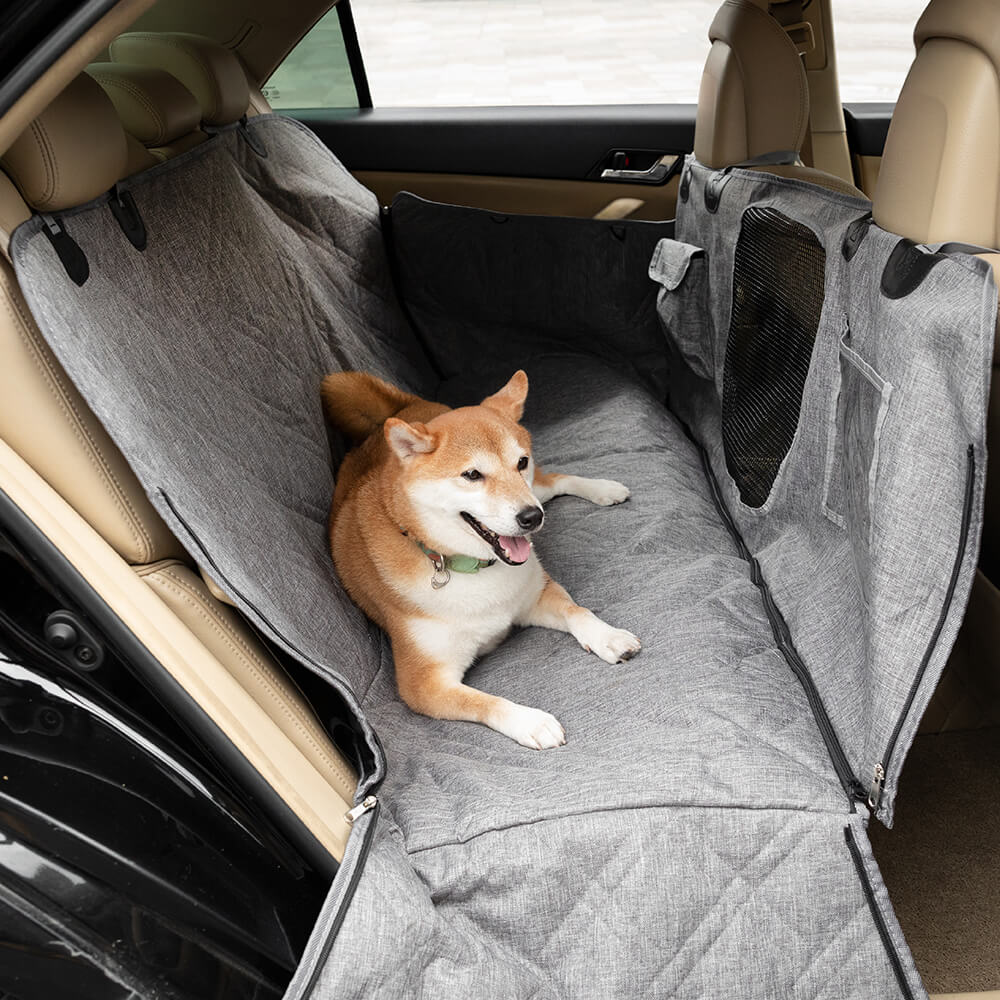 Niki | Dog Car Seat Cover Waterproof Quilted Bench Seat Protector