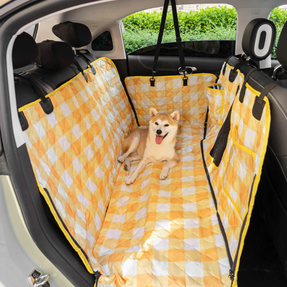 Niki | Dog Car Seat Cover Waterproof Quilted Bench Seat Protector